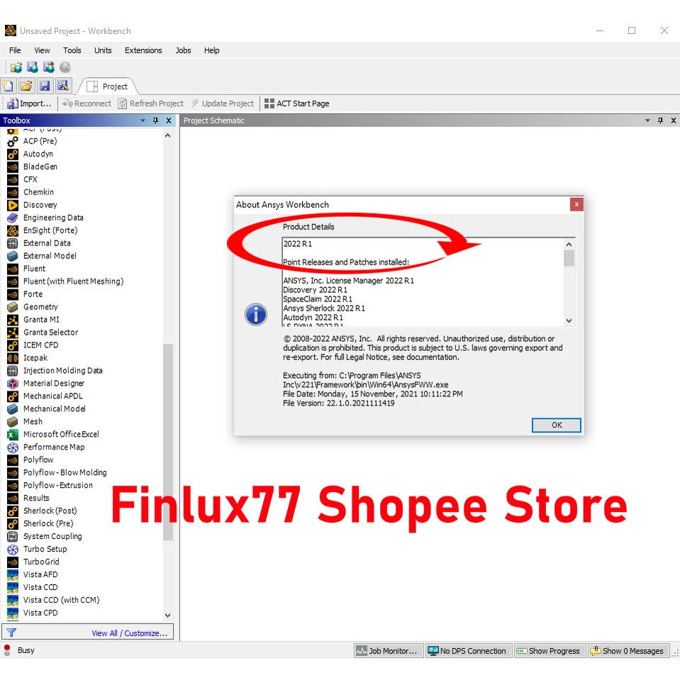 [SELF REDEEM] ANSYS Products 2025 / 2024 / Electronics / Discovery / Motor CAD / Workbench Lifetime For Windows (64-Bit)