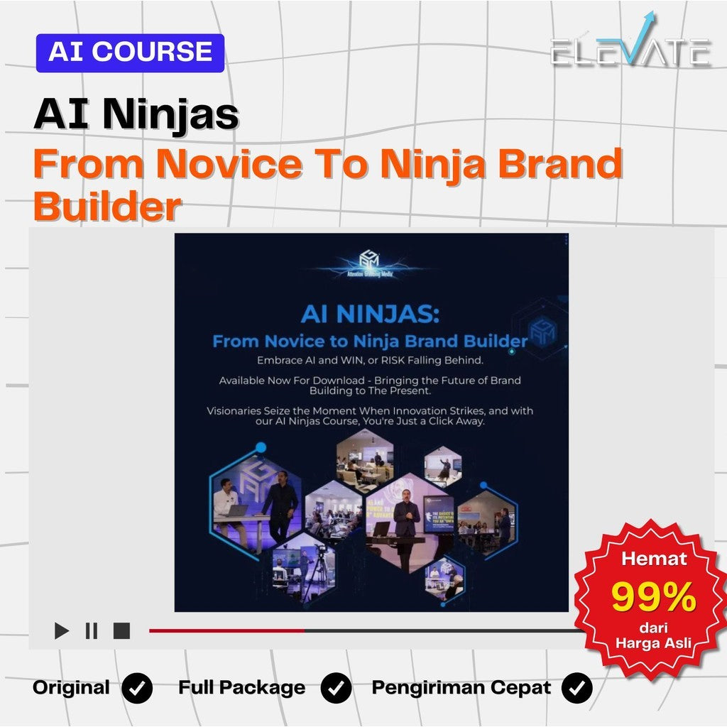 [AI Course] AI Ninjas – From Novice To Ninja Brand Builder Full Kursus Terbaru