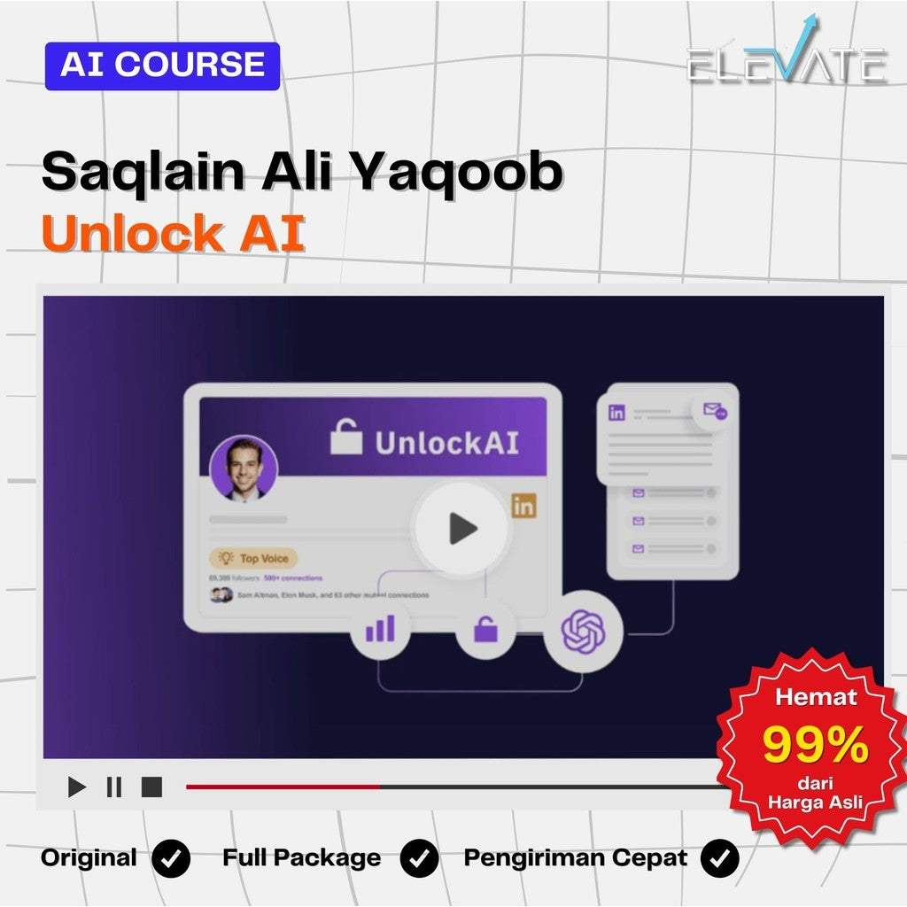 [AI Course] Saqlain Ali Yaqoob – Unlock AI Full Kursus Terbaru