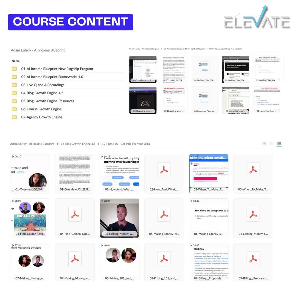 [AI Course] Adam Enfroy – AI Income Blueprint Full Kursus Terbaru