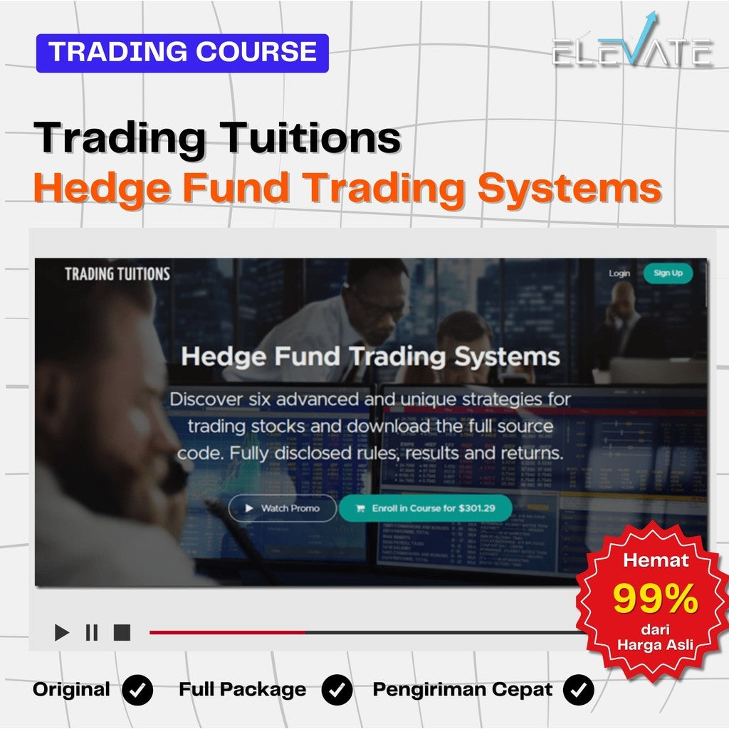 Trading Tuitions – Hedge Fund Trading Systems