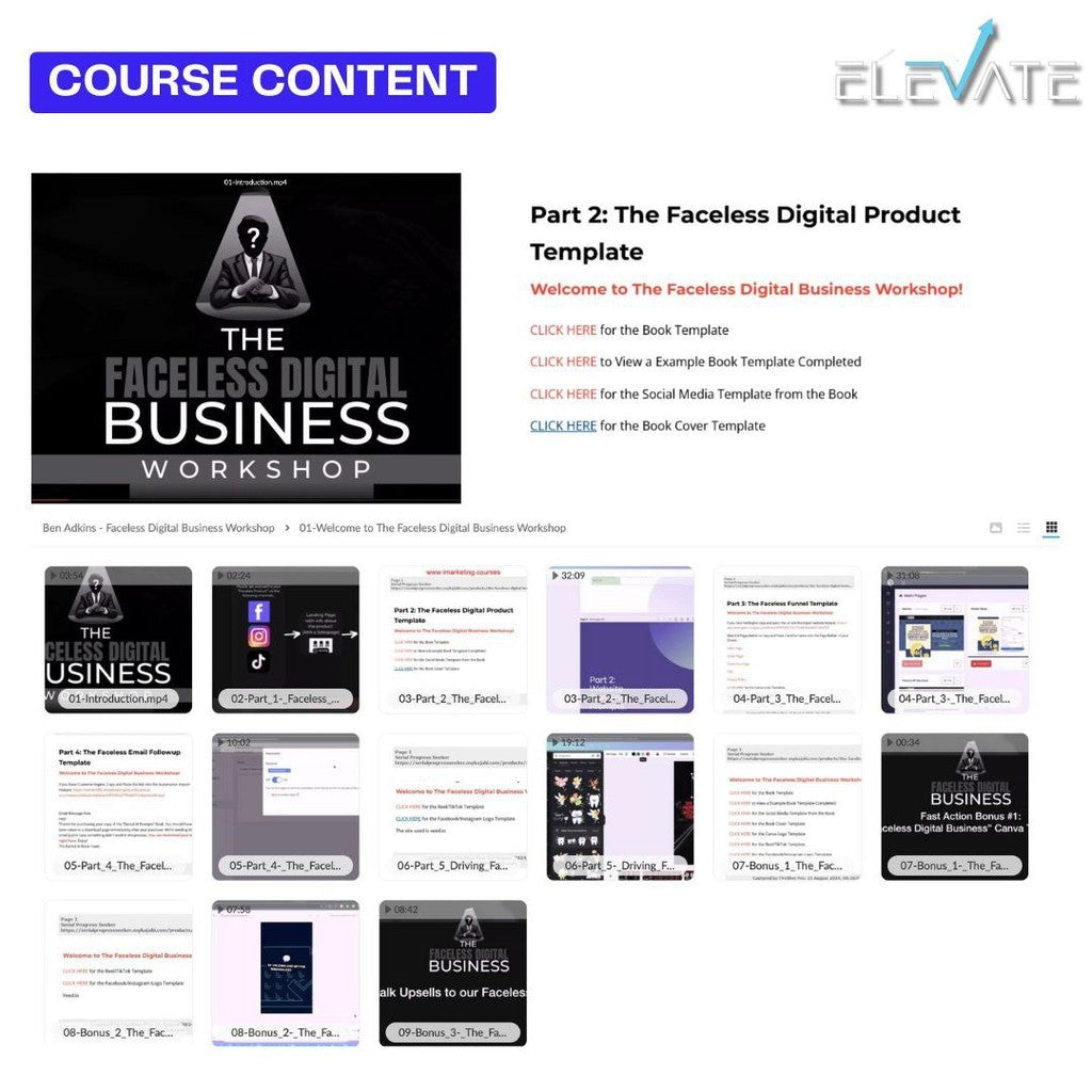 [AI Course] Ben Adkins – Faceless Digital Business Full Kursus Terbaru