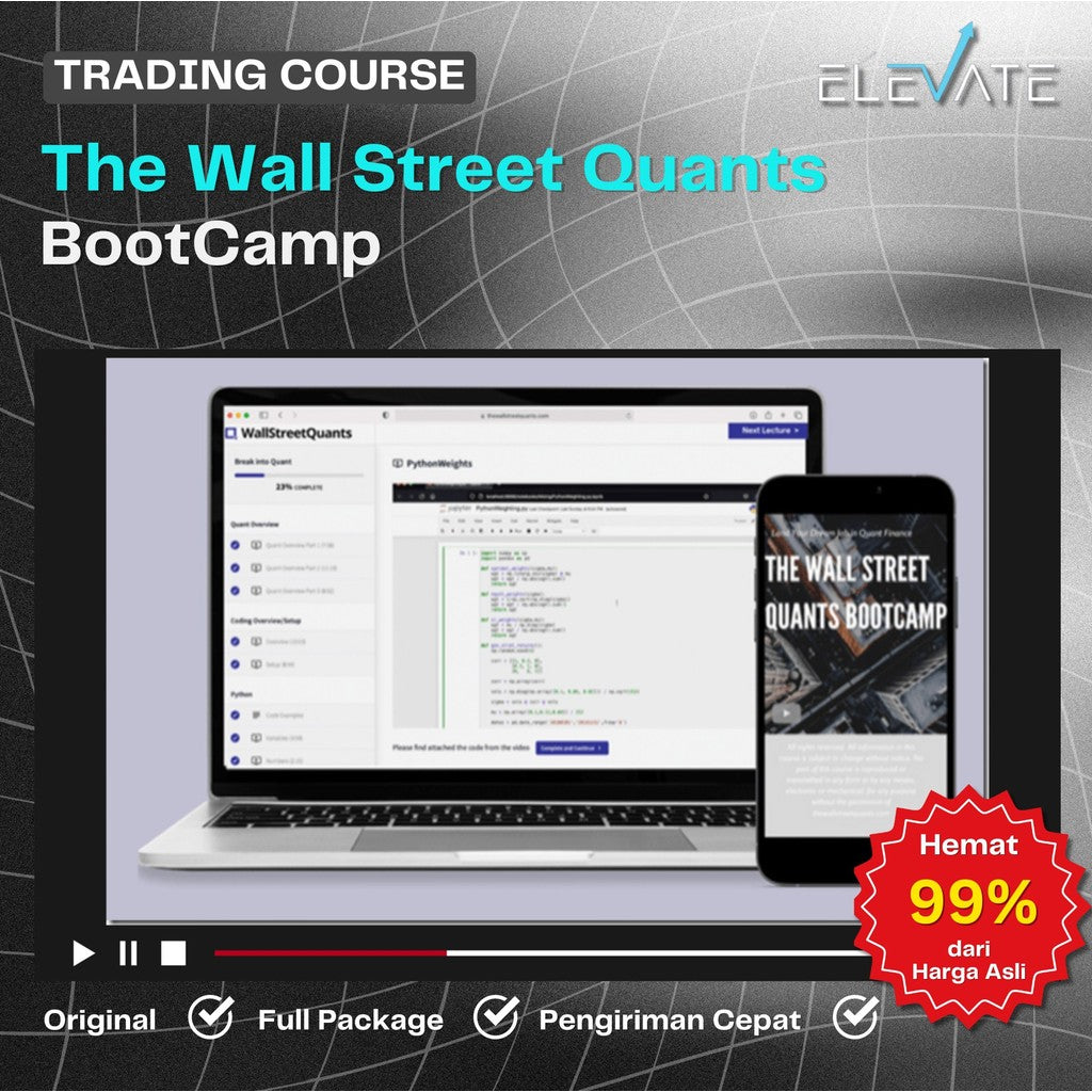 [Trading Course] The Wall Street Quants – BootCamp Full Kursus Terbaru