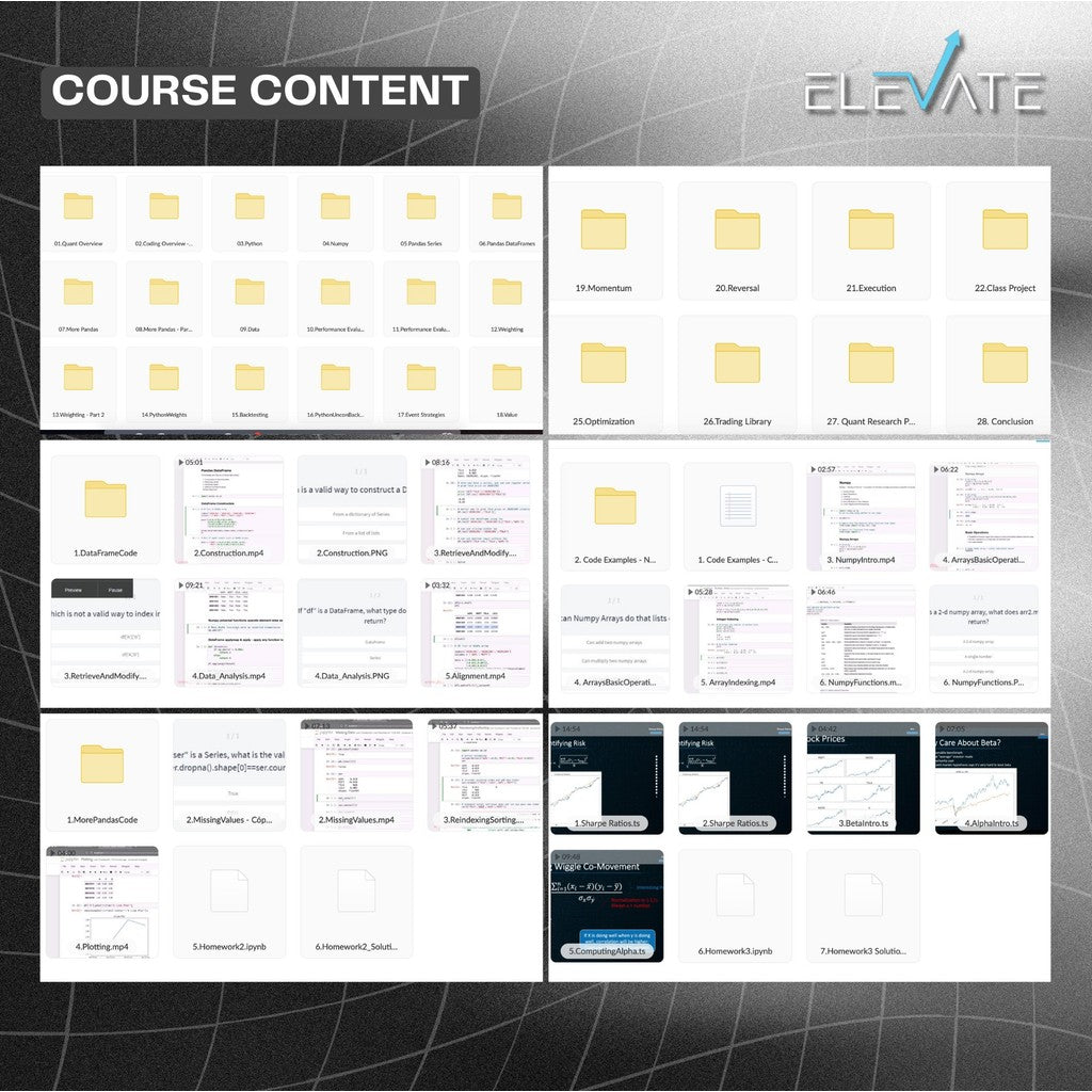 [Trading Course] The Wall Street Quants – BootCamp Full Kursus Terbaru