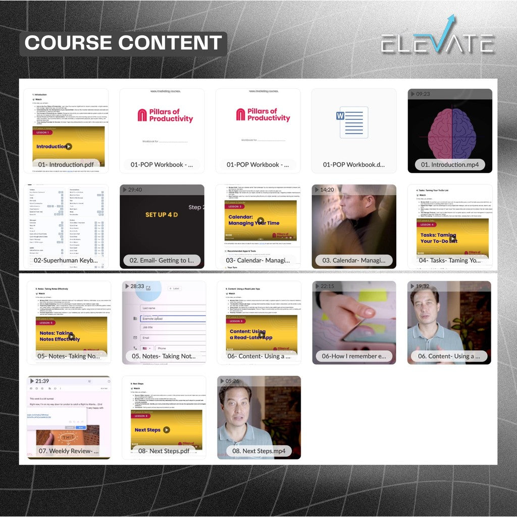 Tiago Forte – Pillars Of Productivity Download Full Kursus Terbaru
