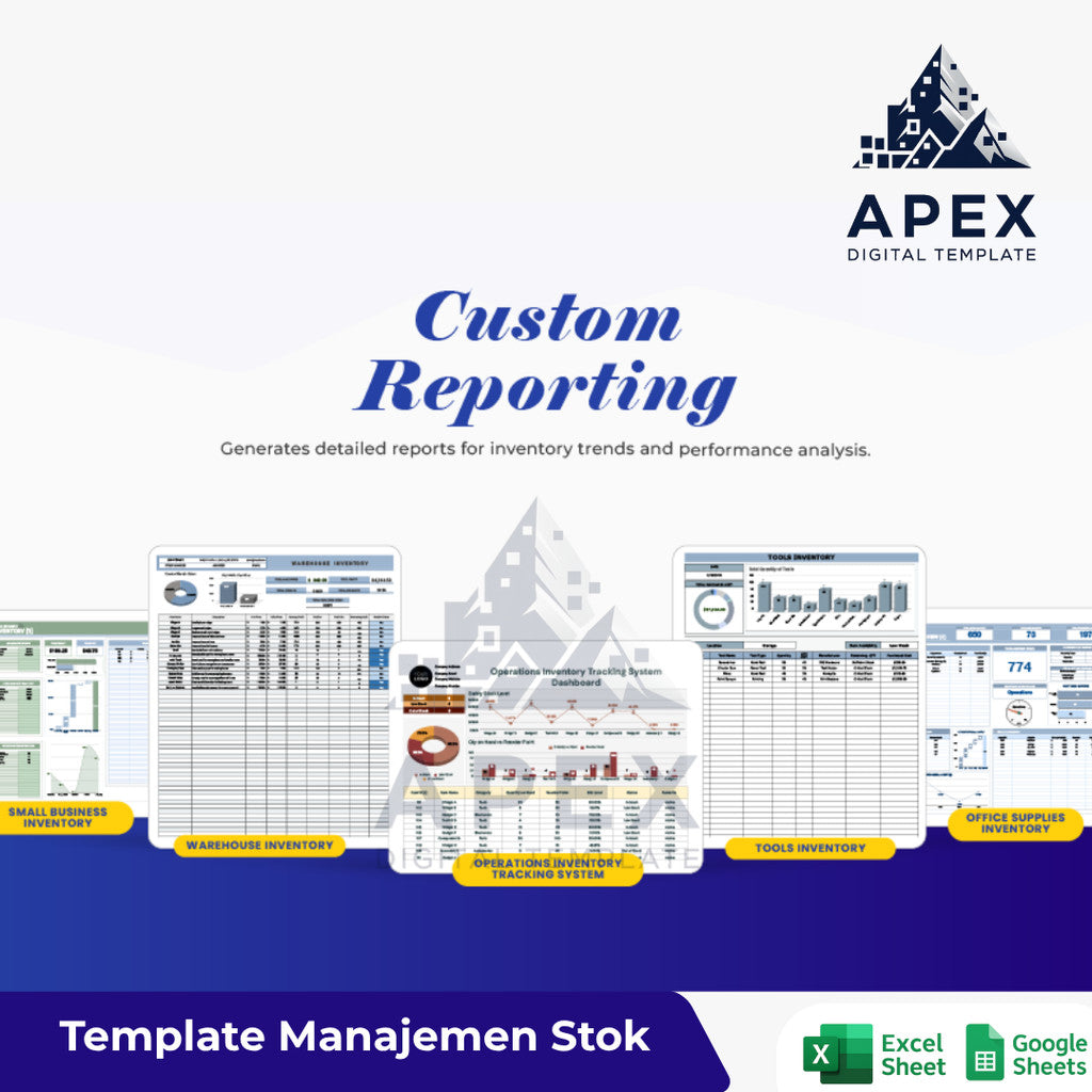20+ Template Manajemen Stok & Persediaan Lengkap untuk Bisnis dan Gudang