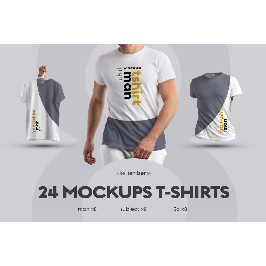 ID7821 -  Creative Team December. Dsgn 24 Mockups Mans T-Shirt10