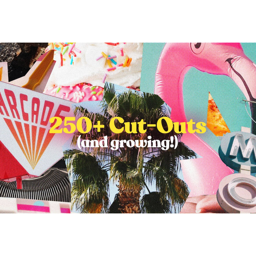 ID445215 - Retro Collage Cut-Out Bundle