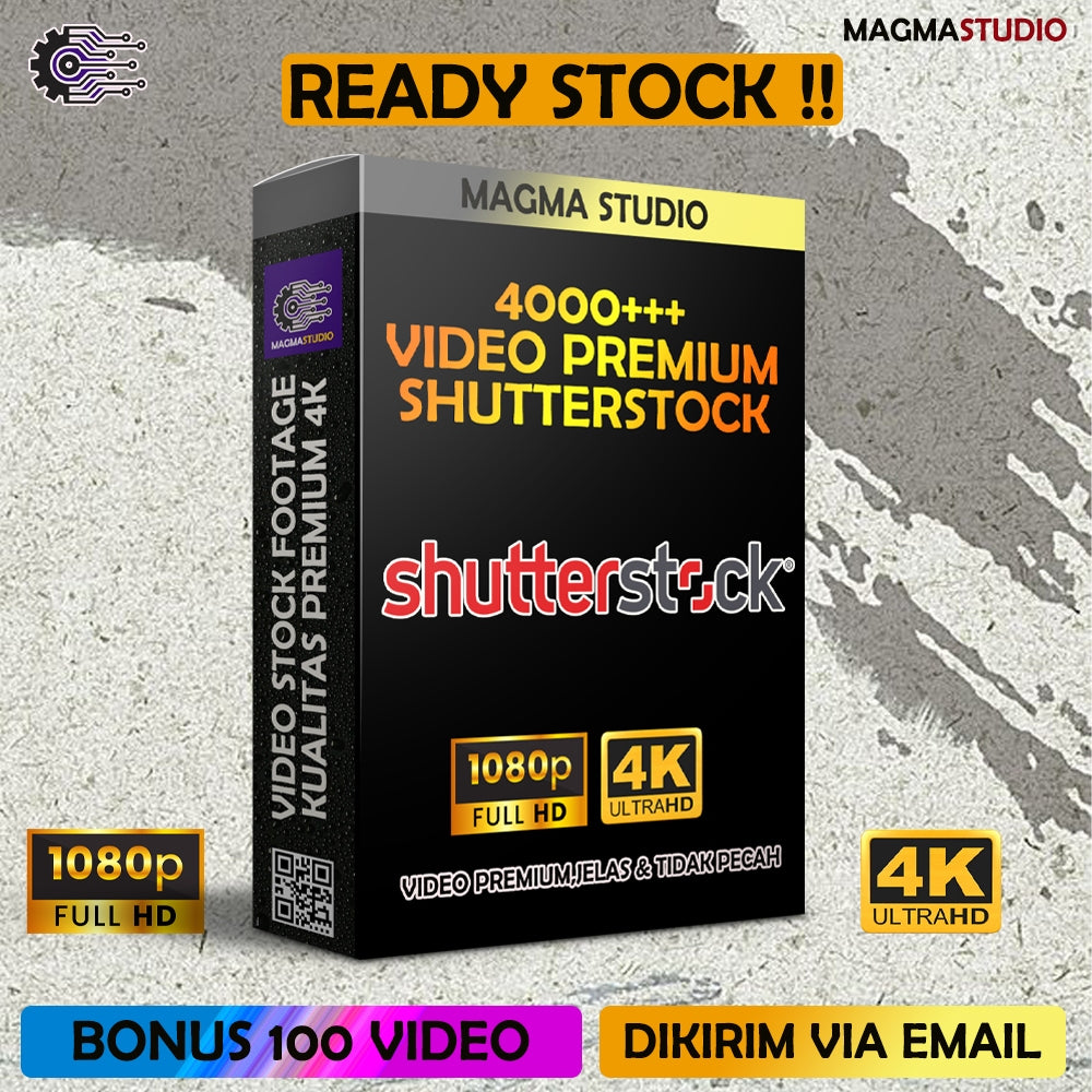 (VOL.1) 4000++ Video SHUTTERSTOCK Premium - Durasi 10 Detik - Video Untuk Para Youtuber