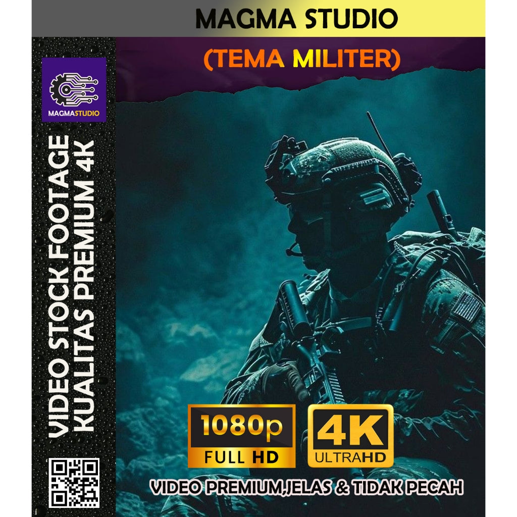 1000++(4K) Video Footage TEMA MILITER- BAHAN YOUTUBE - Video Untuk Konten Kreator