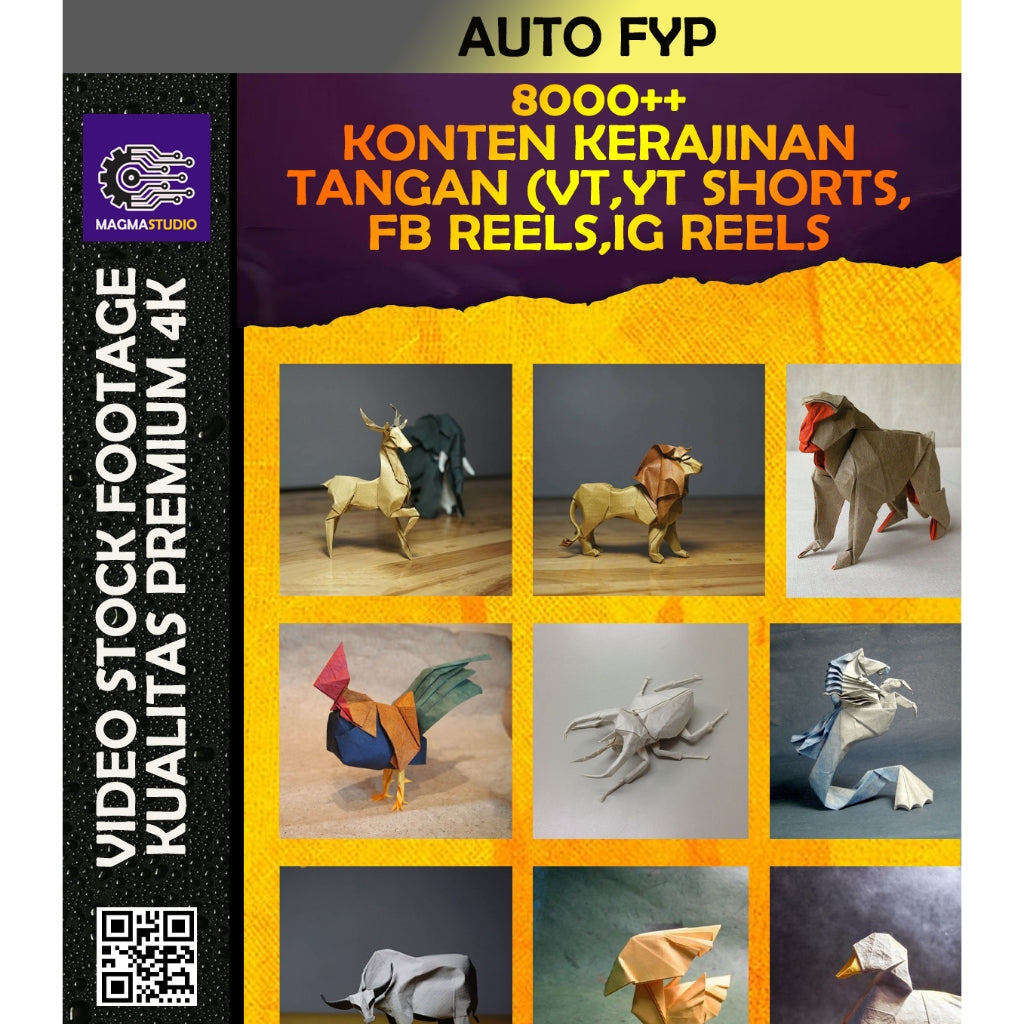 (BUNDLE PAKET AUTO FYP) 12.000 VIDEO SHORTS  TEMA ASMR,SATISFYING & HANDYCRAFT