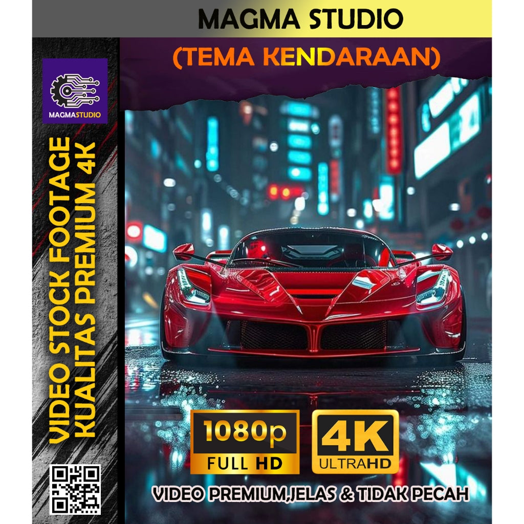 1000++ (4K) Video Stock Footage KENDARAAN- Bahan Youtube -  Untuk Konten Kreator