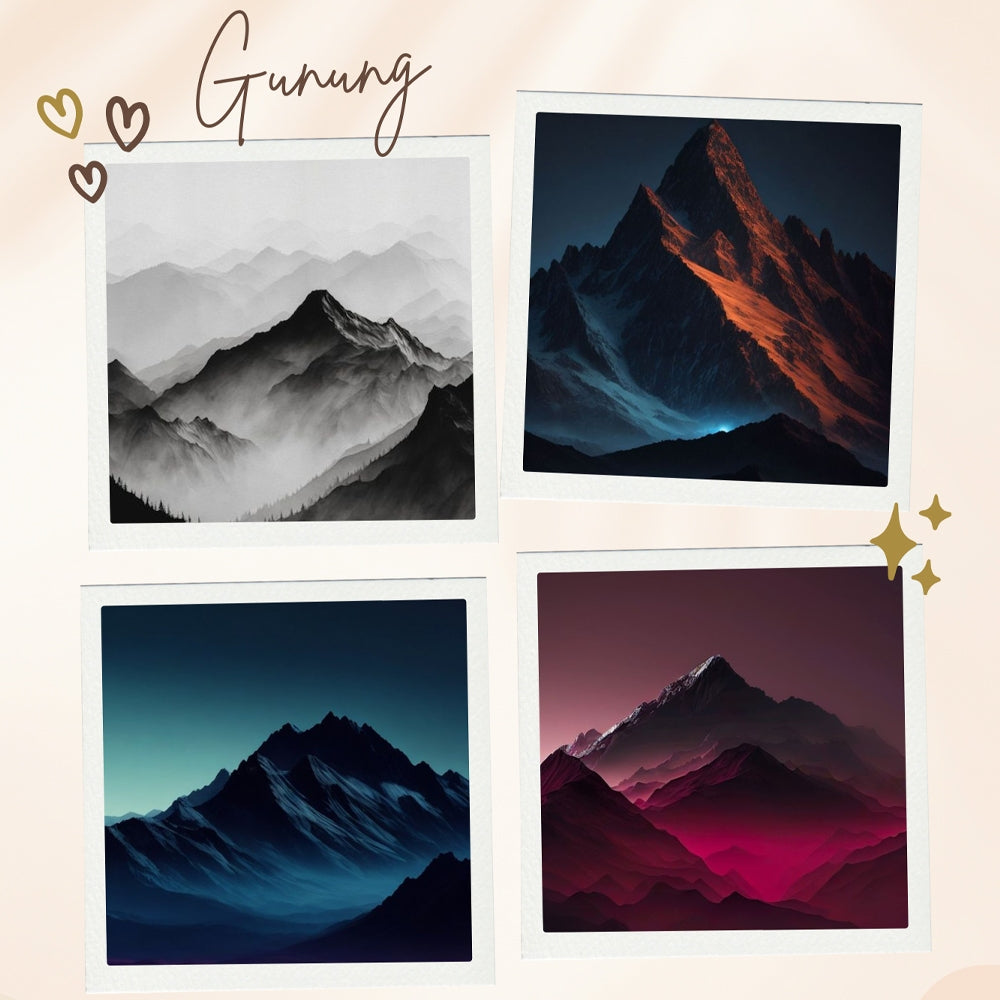 1000++(4K) Video Stock Footage GUNUNG - Durasi 10 Detik - Video STOCK FOOTAGE ULTRA HD