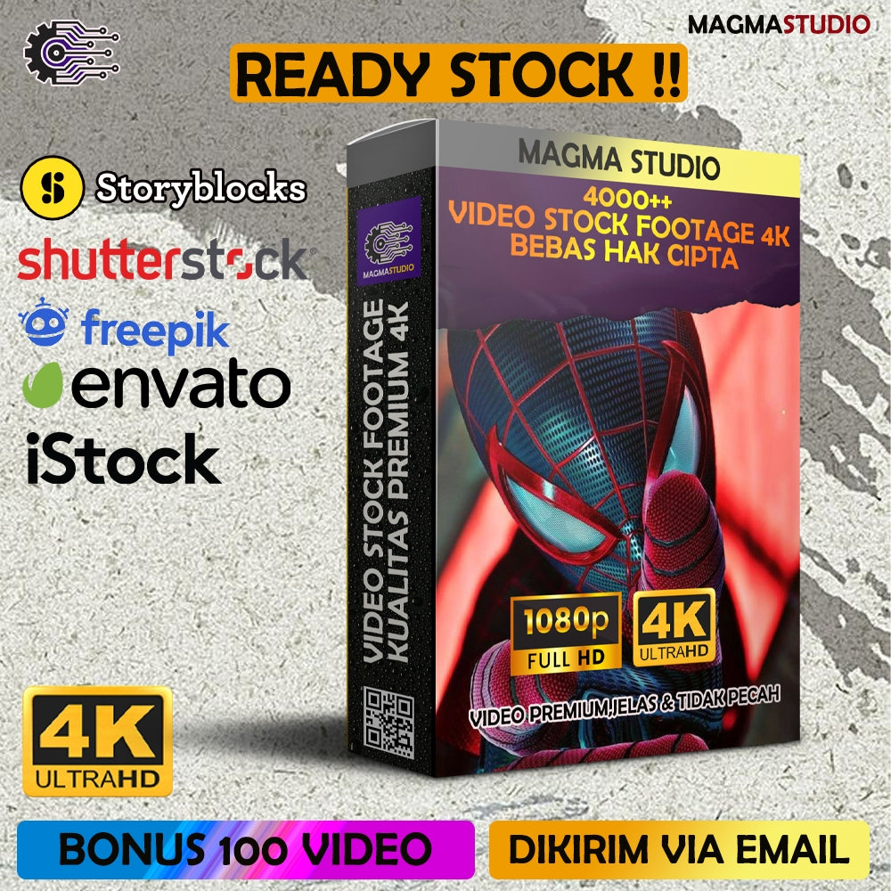 (VOL.4) 4000+++ Video Stock Footage - Bebas Hak Cipta - Video Untuk Para Konten Kreator Video