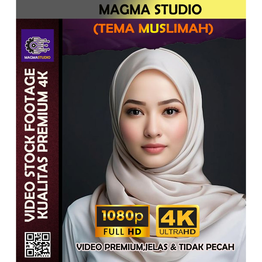 1000++(4K) Video Stock Footage MUSLIMAH- BAHAN YOUTUBE - Video Untuk Konten Kreator