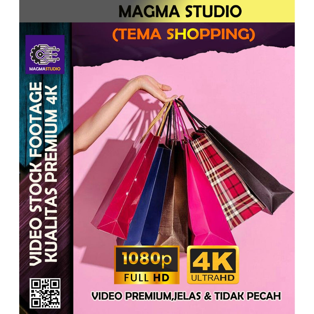 1000++(4K) Video Stock Footage SHOPPING BELANJA - BAHAN YOUTUBE -  Untuk Konten Kreator