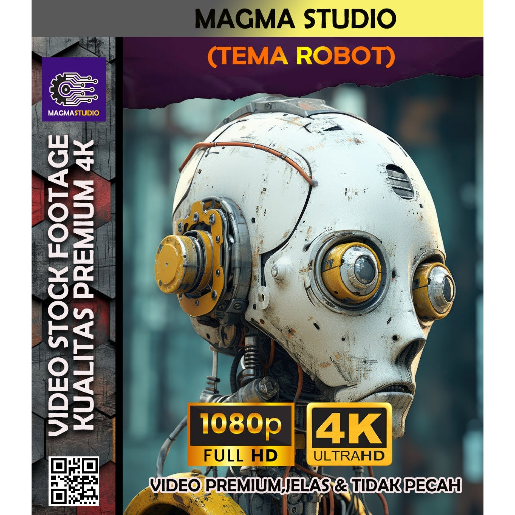 1000++(4K) Video Footage TEMA ROBOT - BAHAN YOUTUBE - Video Untuk Konten Kreator