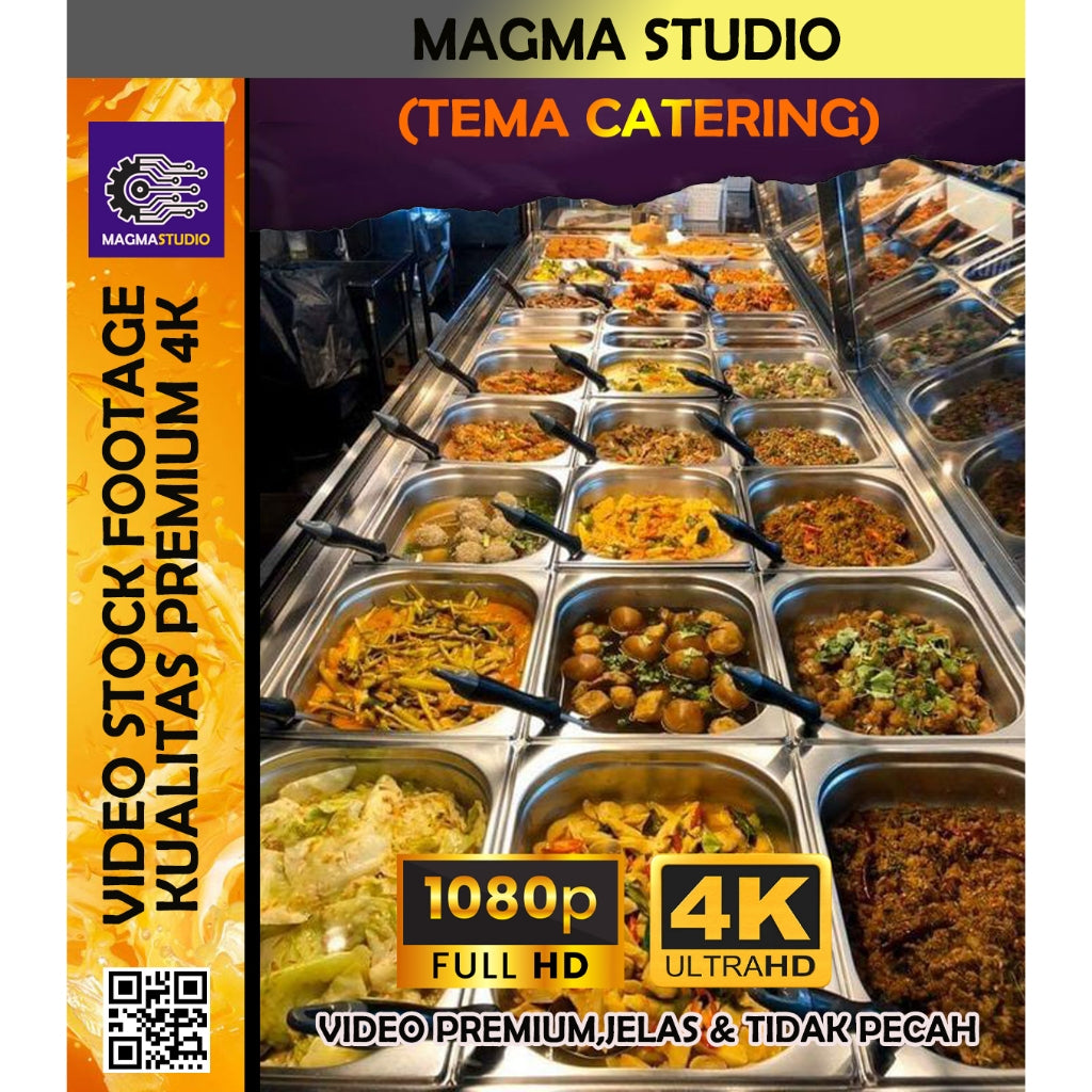 1000++(4K) Video Footage TEMA KATERING- BAHAN YOUTUBE - Video Untuk Konten Kreator