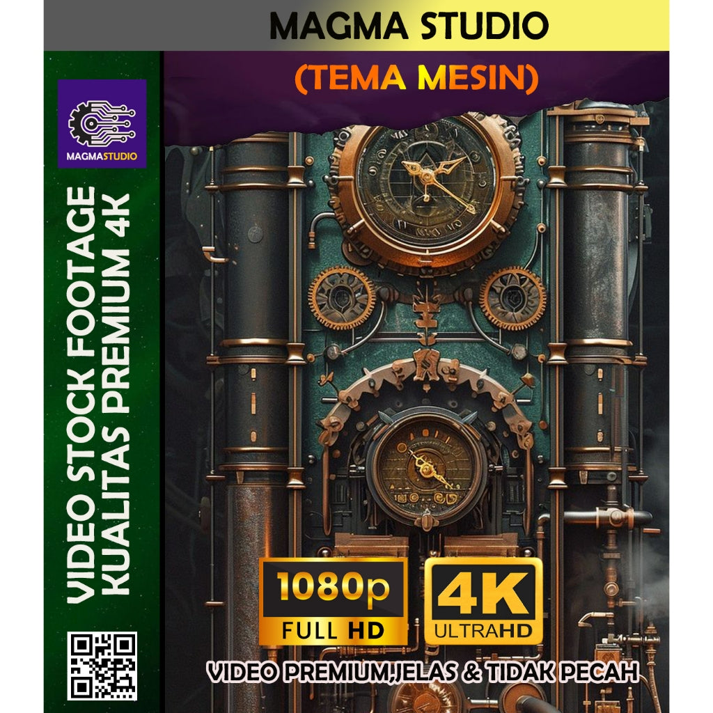 1000++ (4K) Video Stock Footage MESIN- BAHAN YOUTUBE - Video Untuk Konten Kreator