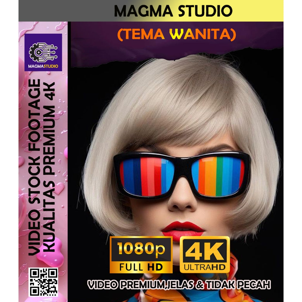 1000++(4K) Video Stock Footage WANITA- BAHAN YOUTUBE - Video Untuk Konten Kreator
