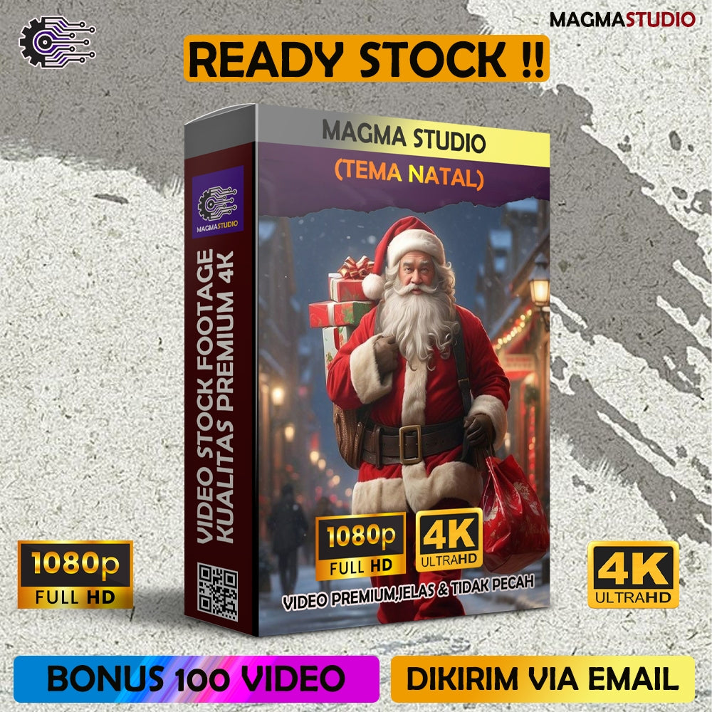 1000++ (4K) Video Footage TEMA NATAL- BAHAN YOUTUBE - Video Untuk Konten Kreator