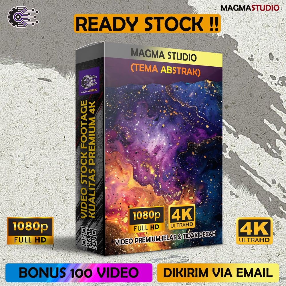 1000++(4K) Video Stock Footage ABSTRAK - Video Untuk Para Konten Kreator Video