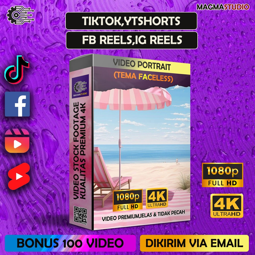 1000++ (4K) Footage Portrait FACELESS - BAHAN YOUTUBE-Tikt0k