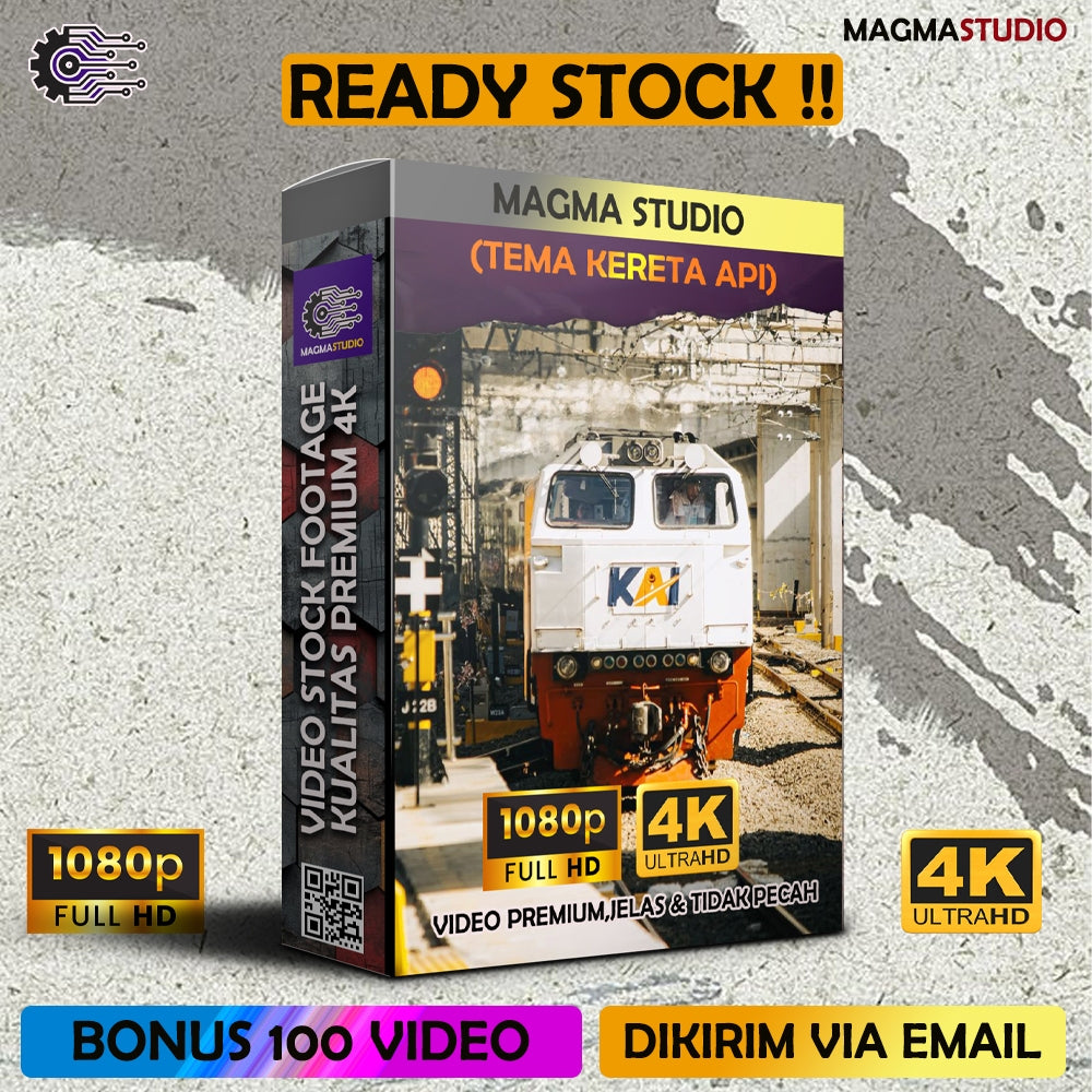 1000++(4K) Video Footage TEMA KERETA API - BAHAN YOUTUBE - Video Stock Footage ULTRA HD