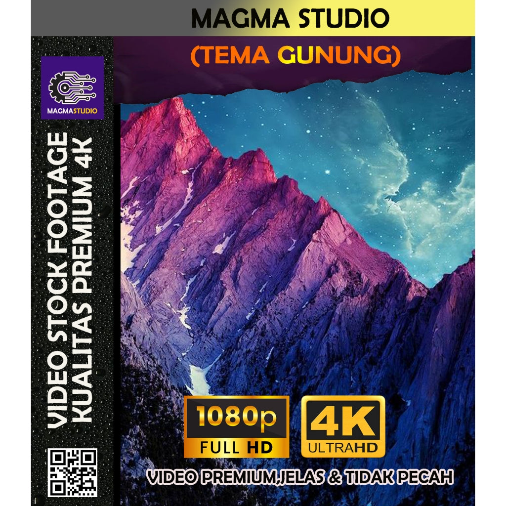 1000++(4K) Video Stock Footage GUNUNG - Durasi 10 Detik - Video STOCK FOOTAGE ULTRA HD