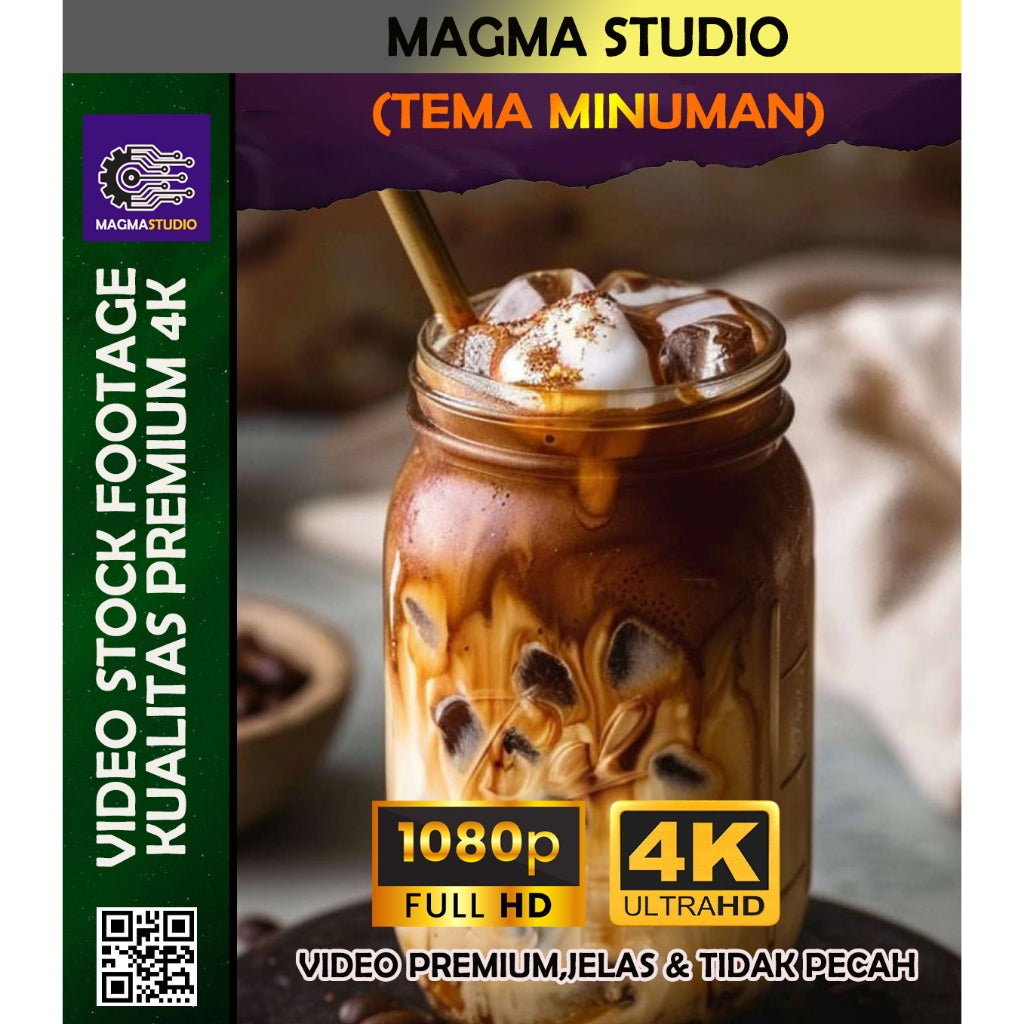 1000++(4K) Video Stock Footage MINUMAN-  BAHAN YOUTUBE - Video Untuk Konten Kreator