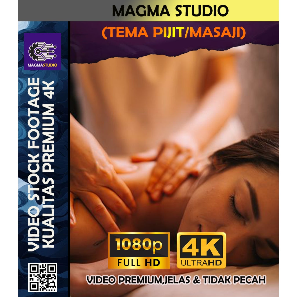 1000++(4K) Video Footage TEMA PIJIT/MASSAGE- BAHAN YOUTUBE - Video Untuk Konten Kreator