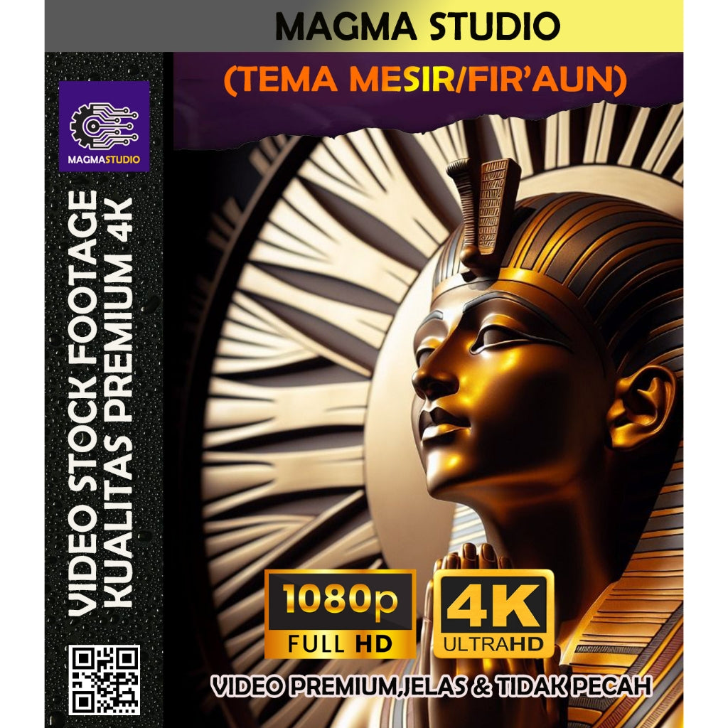 1000++(4K) Video Stock Footage MESIR FIRAUN GURUN - Durasi 10 Detik - Video Untuk Konten Kreator