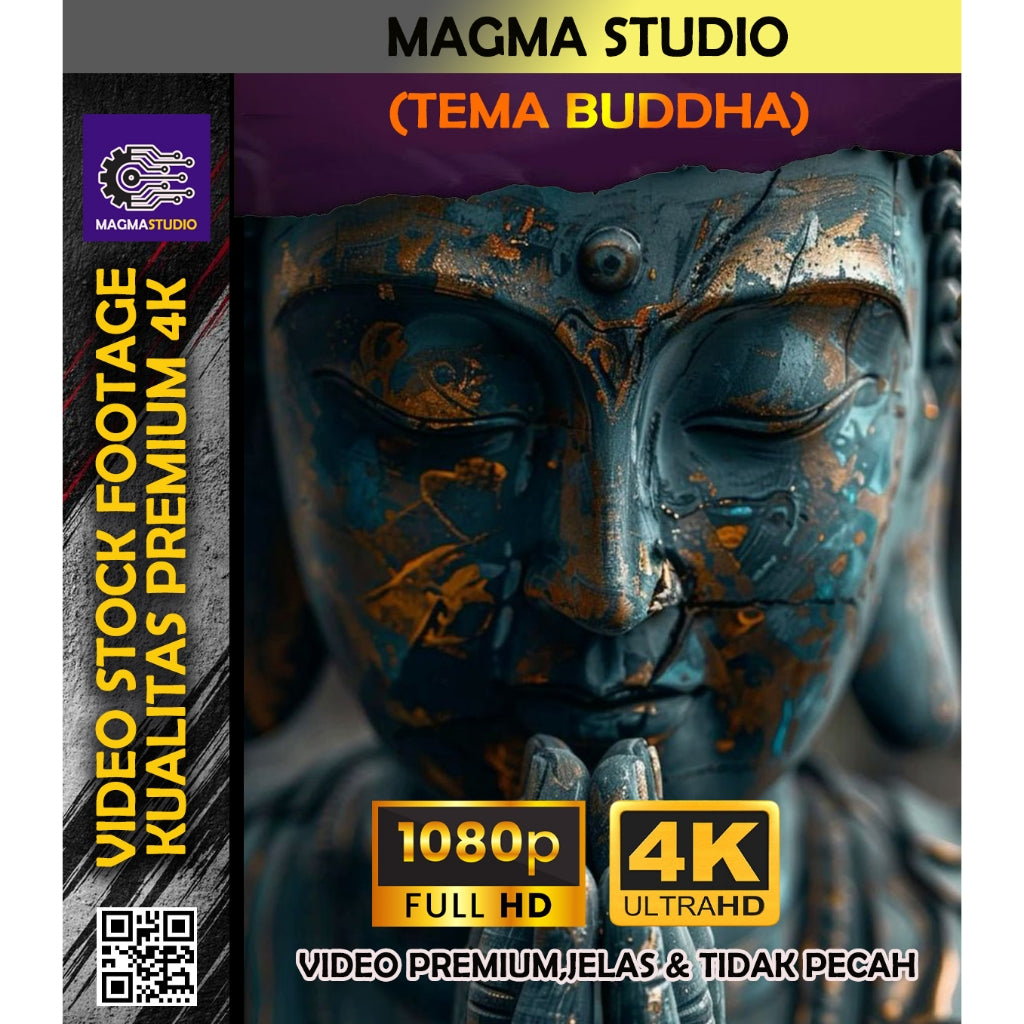 1000++(4K) Video Footage Tema Buddha- Bahan Youtube-  Video Stock Footage ULTRA HD