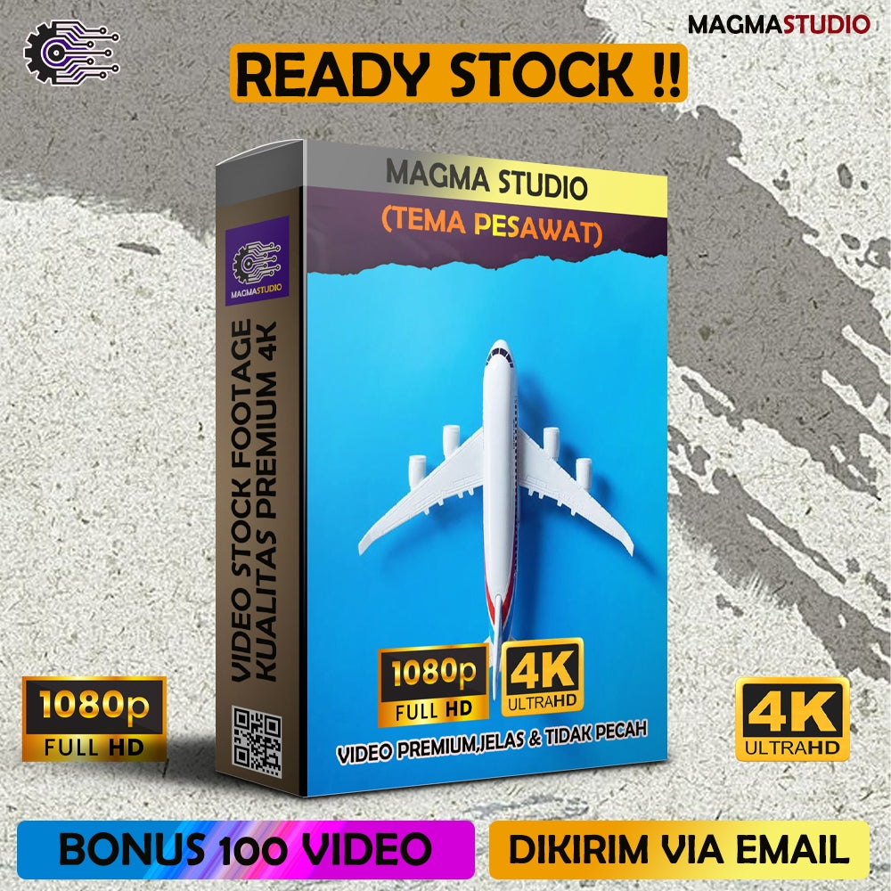 1000++ (4K) Video Stock Footage PESAWAT- BAHAN YOUTUBE - Video Stock Footage ULTRA HD