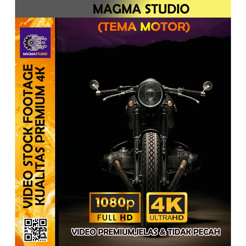 1000++ (4K) Video Stock Footage MOTOR- Video Untuk Konten Kreator