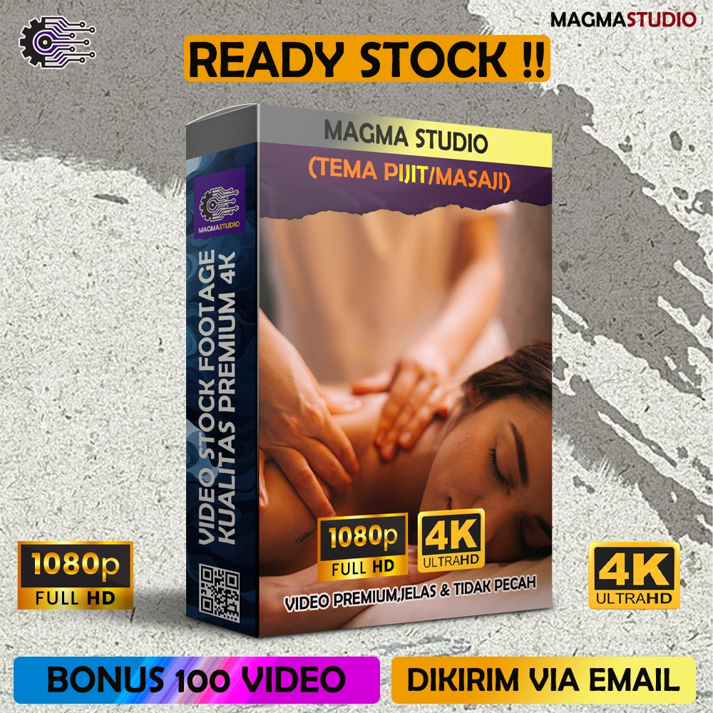 1000++(4K) Video Footage TEMA PIJIT/MASSAGE- BAHAN YOUTUBE - Video Untuk Konten Kreator