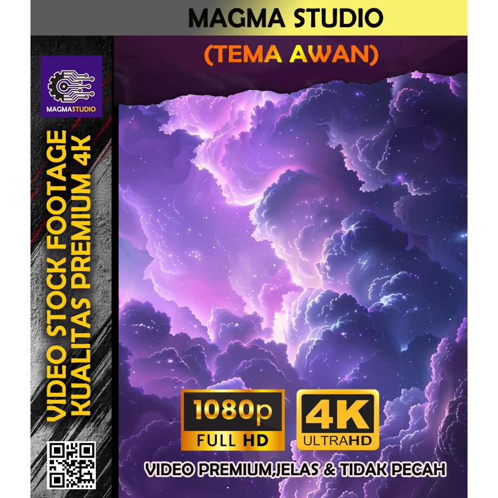 1000++(4K) Video Stock Footage AWAN - Video Untuk Para Konten Kreator Video