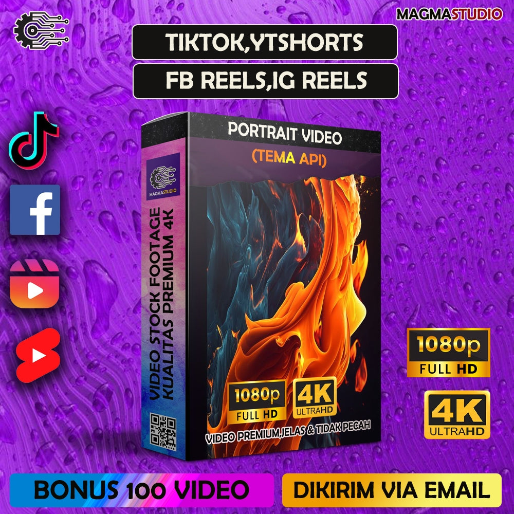 1000++ (4K) Footage Portrait API - BAHAN YOUTUBE-Tikt0k