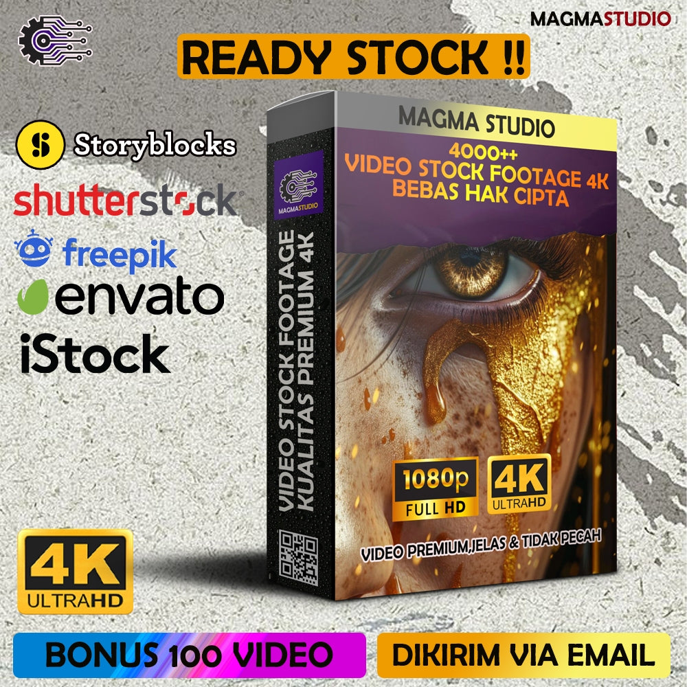 (VOL.3) 4000+++  4K Video Stock Footage  - Bebas Hak Cipta