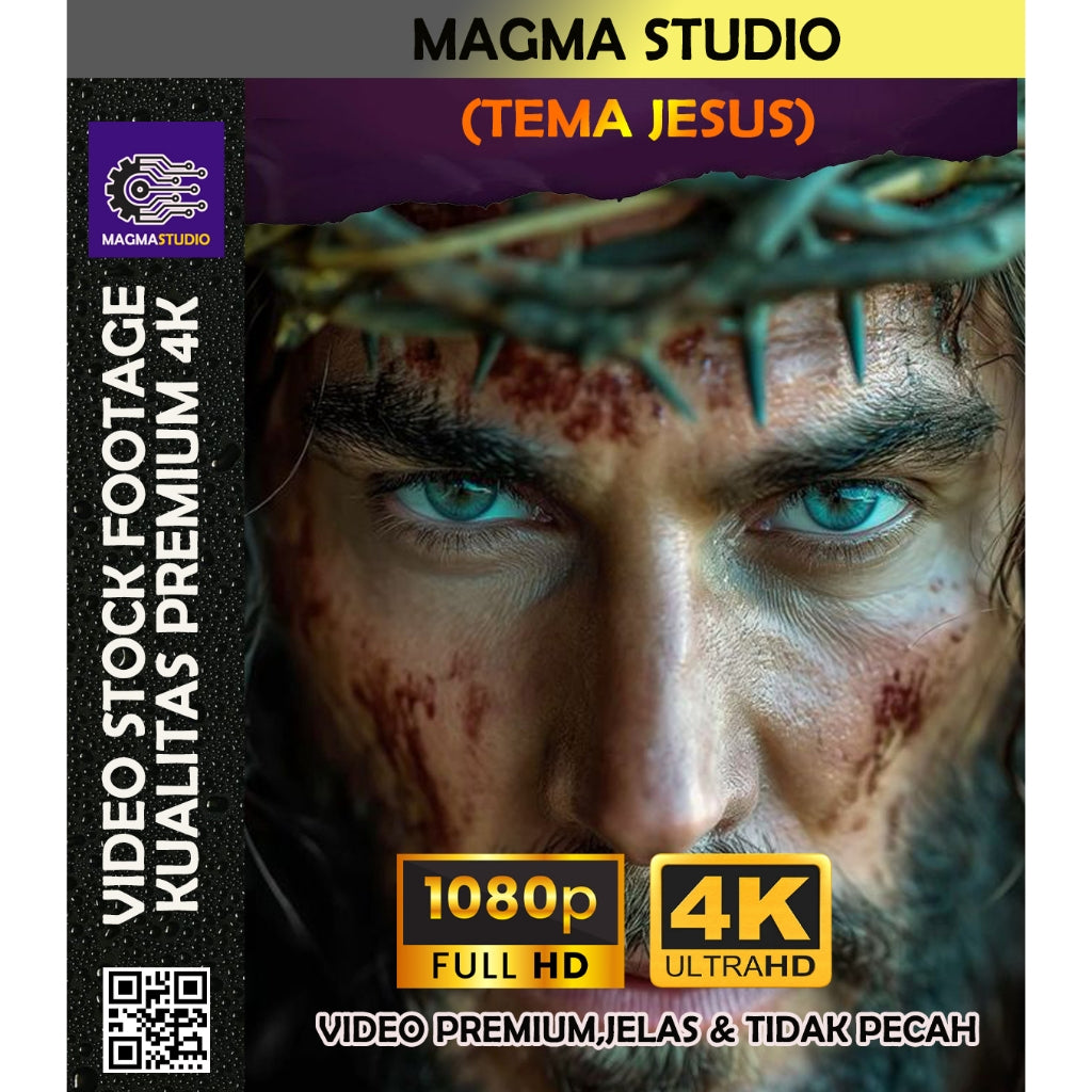 1000++ Video Stock Footage JESUS/YESUS - Durasi 10 Detik - Video Untuk Para Konten Kreator