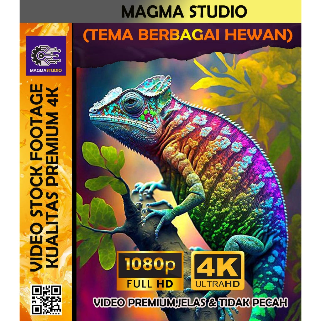 1000++ (4K) Footage Portrait TEMA ANEKA HEWAN - BAHAN YOUTUBE-Tikt0k