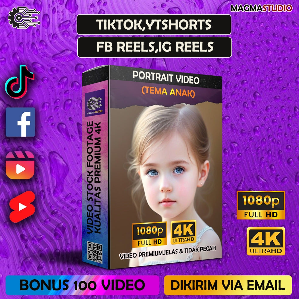 1000++ (4K) Footage Portrait ANAK dan BAYI - BAHAN YOUTUBE-Tikt0k