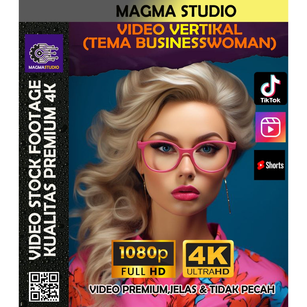 (VOL 2) 1000++ (4K) Video Footage VERTIKAL - BAHAN YOUTUBE-Tikt0k