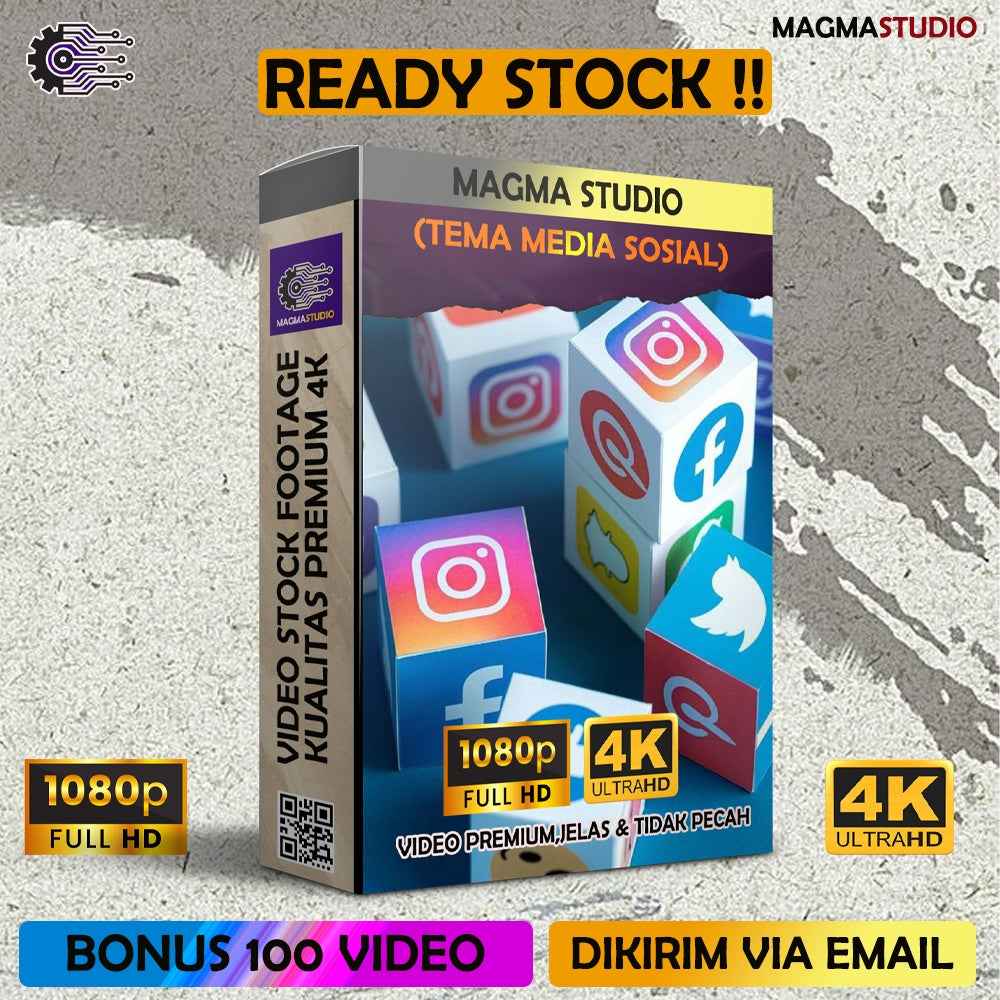 1000++(4K) Video Stock Footage MEDIA SOSIAL- BAHAN YOUTUBE - Video Untuk Konten Kreator