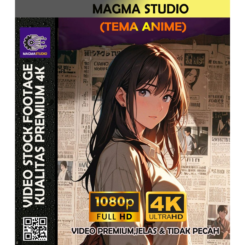 1000++(4K) Video Stock Footage Anime Durasi 10 Detik - Video Untuk Para Youtuber