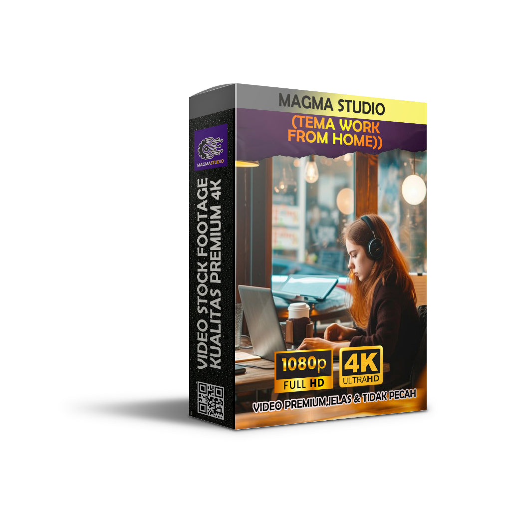 1000++(4K) Video Stock Footage WFH  WORK FROM HOME- BAHAN YOUTUBE - Video Untuk Konten Kreator