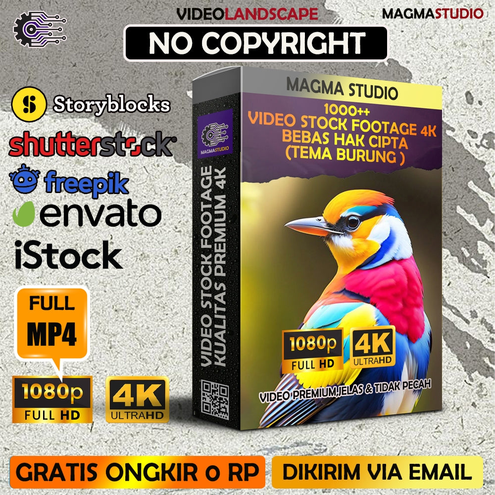 1300++(4K) Video Stock Footage BURUNG- Durasi 10 Detik - Video Untuk Para Konten Kreator Video