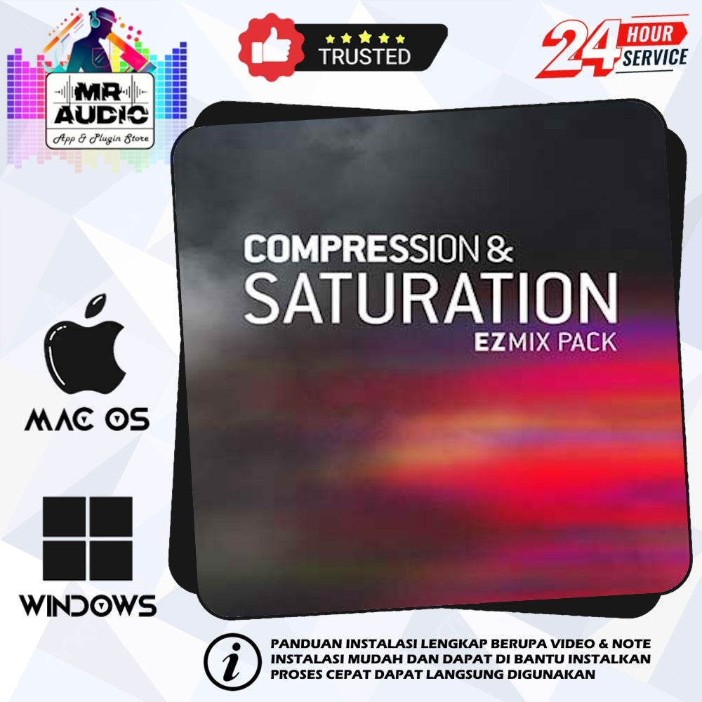 Compression & Saturation EZmix Pack FuII Version for MAC / WIN