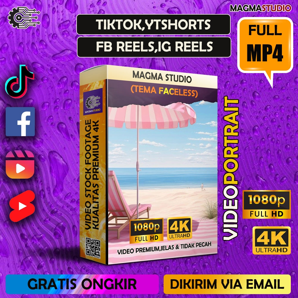 1000++ (4K) Footage Portrait FACELESS - BAHAN YOUTUBE-Tikt0k