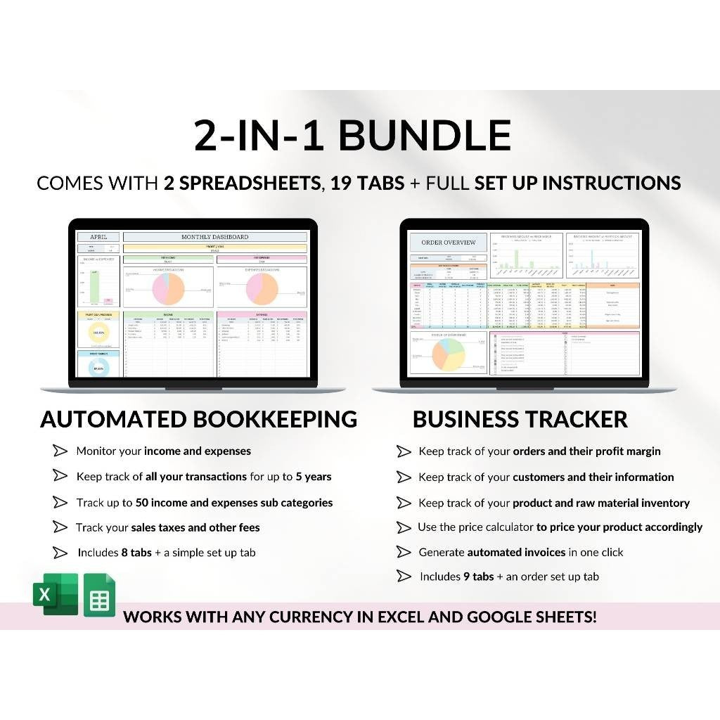 (ADL - 123) TEMPLATE LAPORAN KEUANGAN BISNIS UMKM Perusahaan Jualan Barang Transaksi Harga Penjualan Online Offline Manajemen Keuangan Stok Stock Pembelian Order Customer Small Business Planner Harian Mingguan Bulanan Google Sheets & Excel